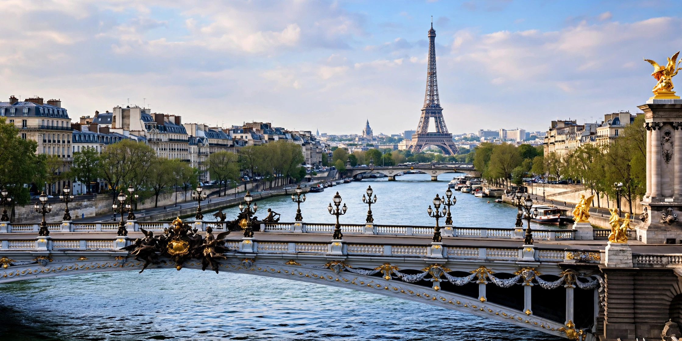 Paris at golden hour &mdash; opening a bank account in France as an expat